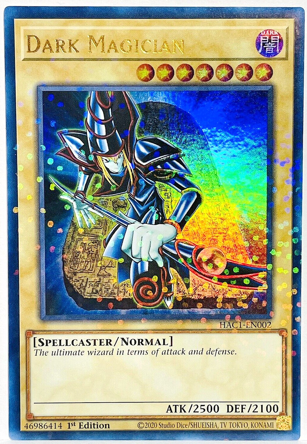 游戏王 美英一刷 hac1-en002  upr 黑魔导 黑魔术师 z9a