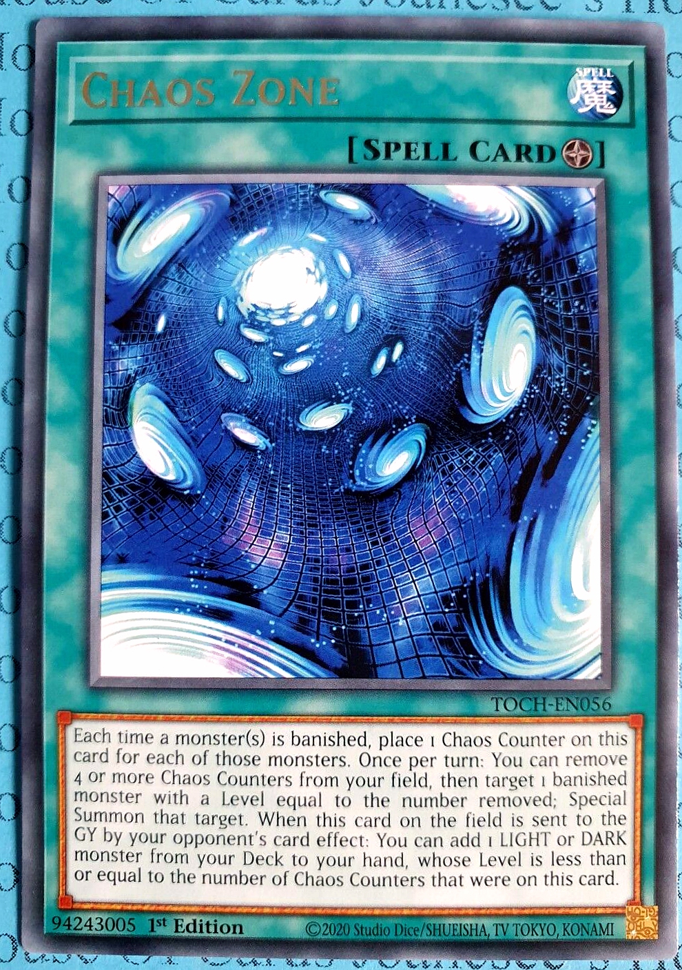 游戏王 美英一刷 TOCH-EN056 R 混沌空间  K4C