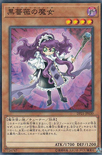 游戏王 日版 DP21-JP030 N  黑蔷薇之魔女  G3B