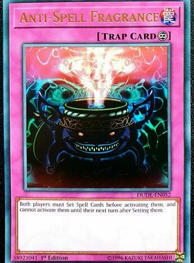 游戏王 美英一刷 DUDE-EN052 UR 魔封的芳香 O6A iq2