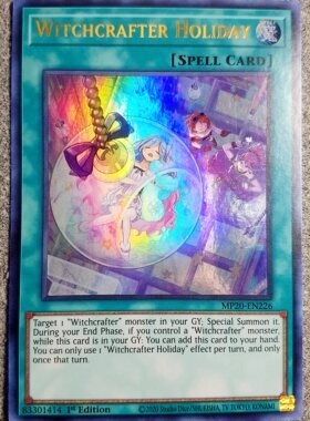 游戏王 美英一刷 MP20-EN226  UR  魔女术的怠工 B5A