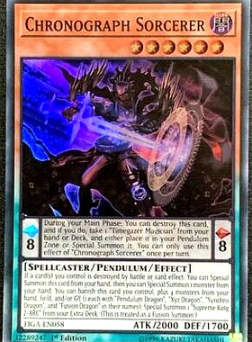 游戏王 美英一刷 FIGA-EN058 SR 刻度之魔术师 5M1