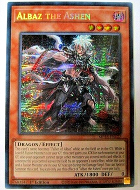 游戏王 美英一刷Mp23-En122 SER 灰烬的阿尔白斯 阿不思 M8C