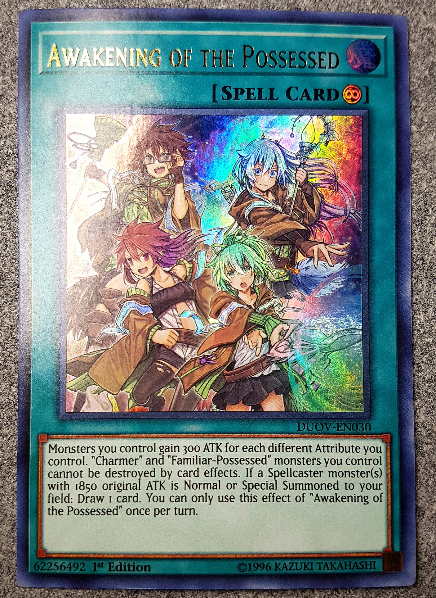 游戏王 美英一刷 duov-en030 ur 凭依觉醒 灵使 e7a