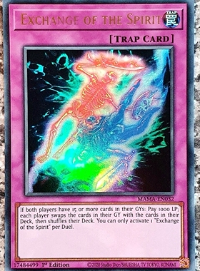 游戏王 美英一刷 MAMA-EN032  UR 现世与冥界的逆转 S8B GH3