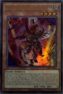 游戏王美英1刷CH01-EN003UR死狱乡的导化阿鲁伯惨绝戏 阿卢绯尔OT