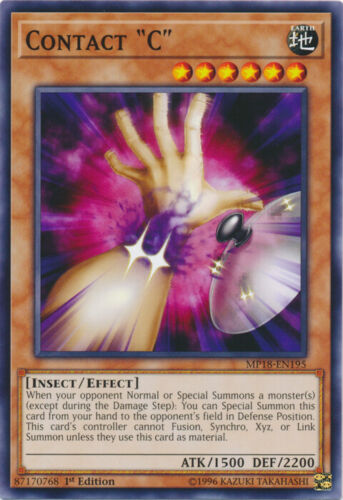 游戏王 美英一刷 mp18-en195 N  接触的G G8A