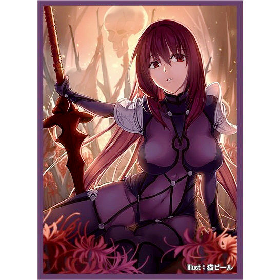 游戏王动漫妹套 FATE FGO 斯卡哈 师匠 会场限定 卡套 牌套   4W3