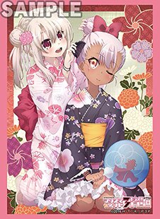 游戏王动漫妹套 魔法少女伊利亚 小黑 和服 限定卡套牌套 8CW