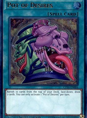 游戏王 美英限刷CT14 MP17 UR 强欲而贪欲之壶 1m2