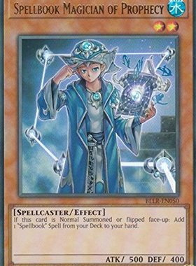 游戏王 美英一刷BLLR-EN050  UR 魔导书士 巴特尔 书童  FL12 IL1