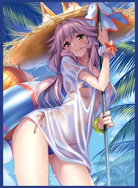 游戏王动漫妹套 FATE FGO 玉藻前 水着 会场限定 卡套 牌套 6D2