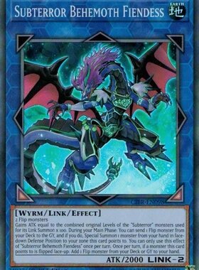 游戏王 美英一刷  CIBR-EN098  SR 地中族邪界妖魔 1L23