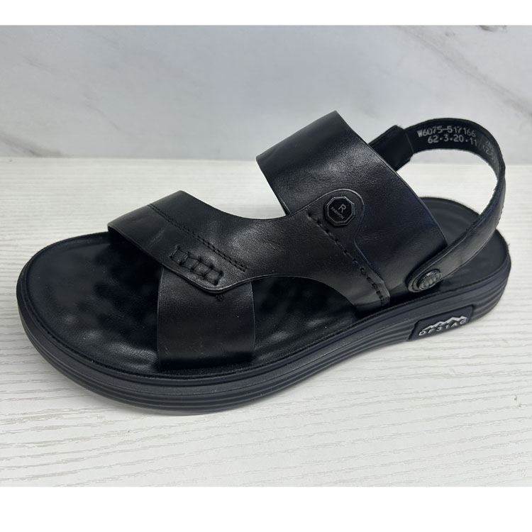 夏季软底牛皮休闲男鞋