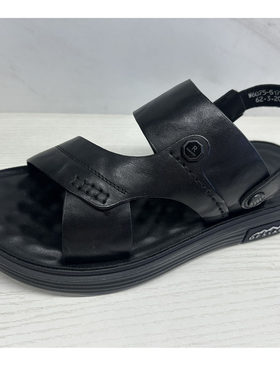 夏季软底牛皮休闲男鞋