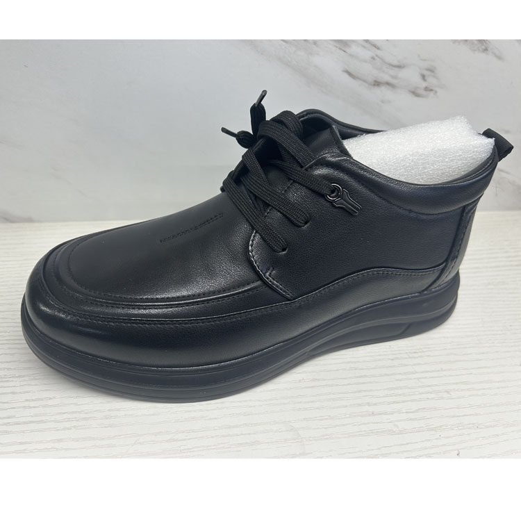 真皮男鞋高帮英伦风2026