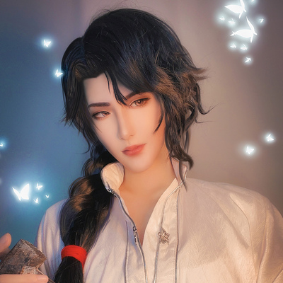 少年花城天官赐福古风假发美人尖