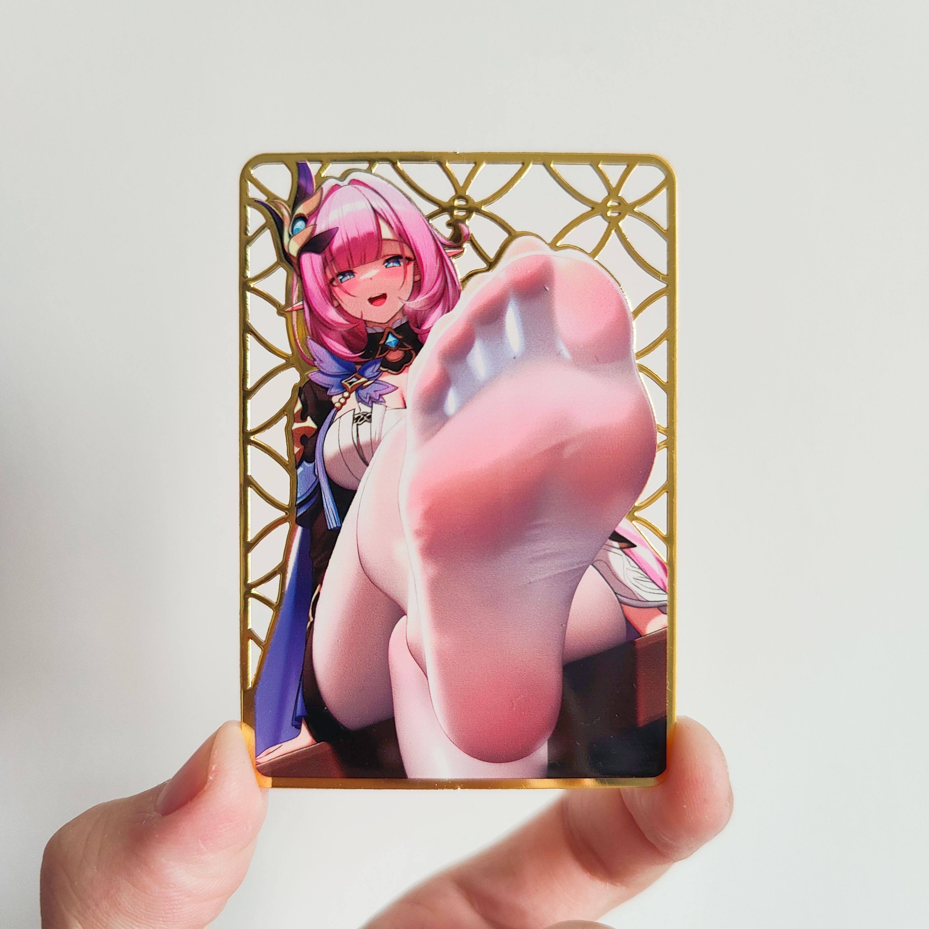 崩坏3 少女前线 同人周边 diy金属卡 爱莉希雅 95式 同人金属卡