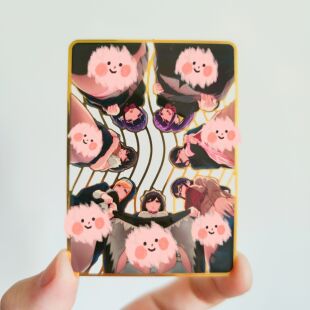 一脸嫌弃的系列 diy金属收藏卡 同人金属书签 新款