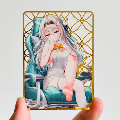 动漫游戏少女新款 jojo 金属卡 同人金属书签 流萤 花火 阿米娅