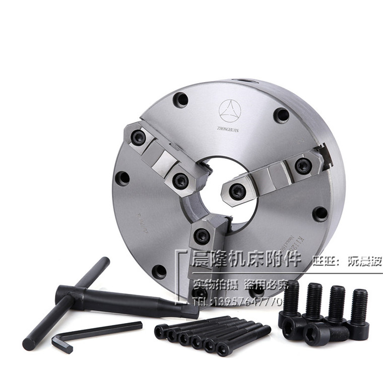 正宗环球众环短锥三爪自定心卡盘K11-250C/A2-8 可配沈阳机床6140