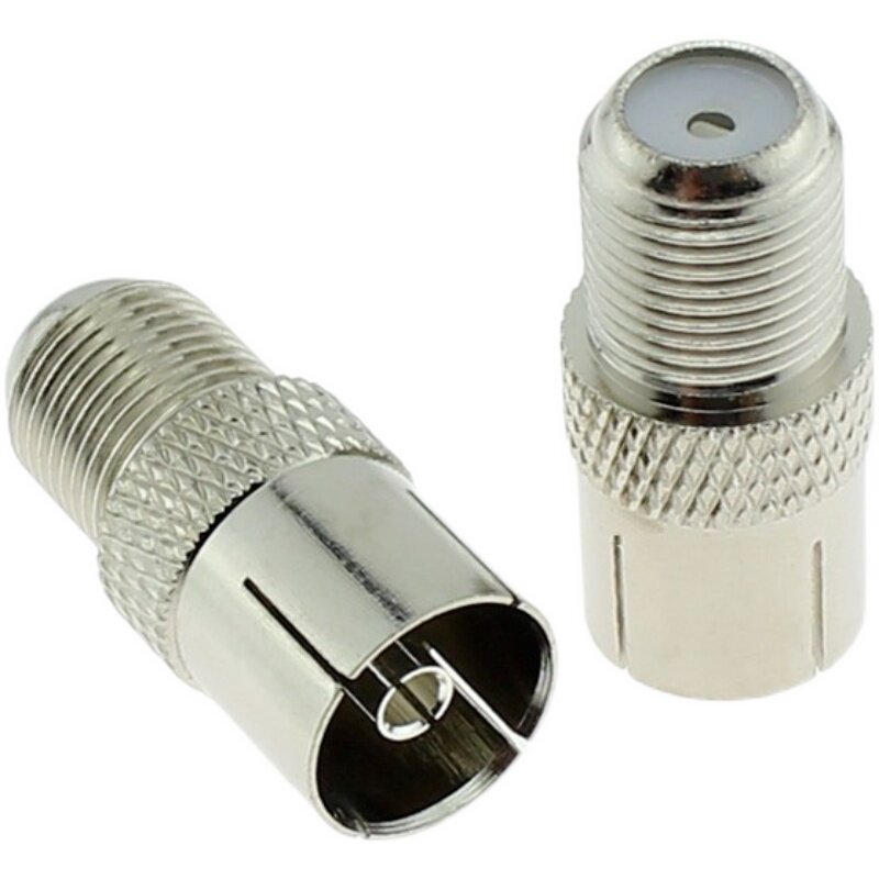 有线电视f母转tv母 英制f母转有线电视插头tv射频转接头机顶盒