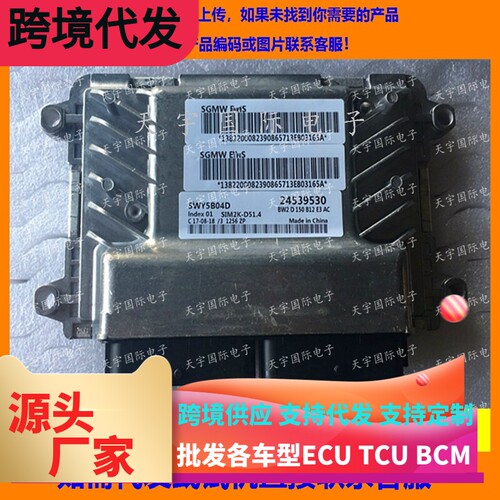 适用五菱之光 5WY5B04D 24539530 电脑板ECU Engine Control Unit