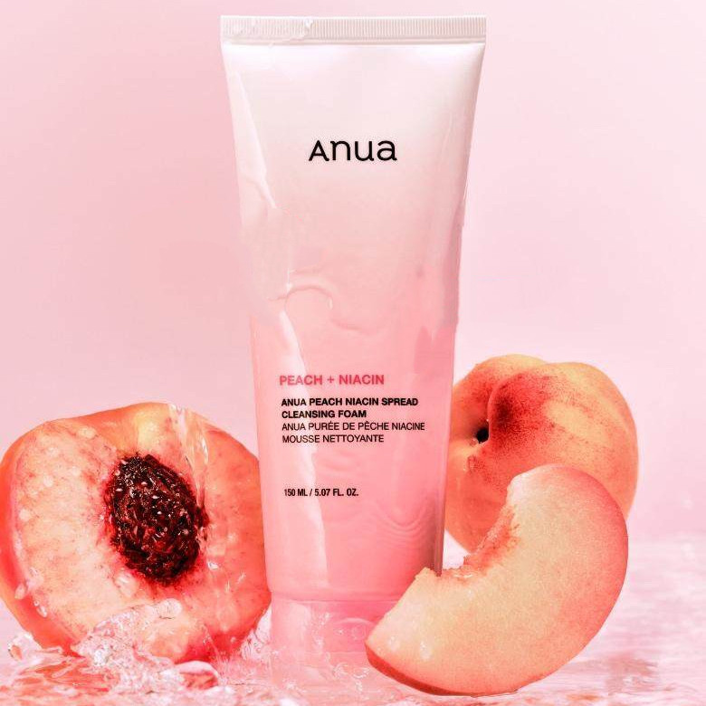 韩国Anua桃子烟酰胺泡沫洗面奶水润舒缓洁面乳 深层清洁 150ml