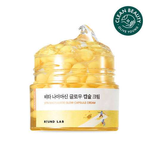 柔恩莱独岛烟酰胺提亮胶囊面霜