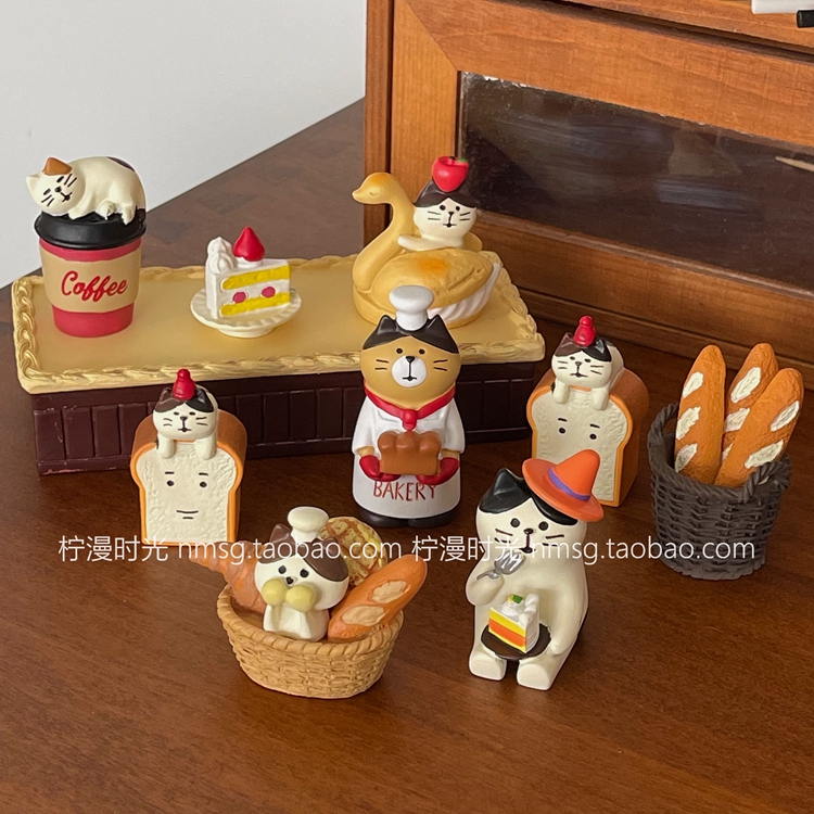 树脂摆件复古可爱烘焙动物