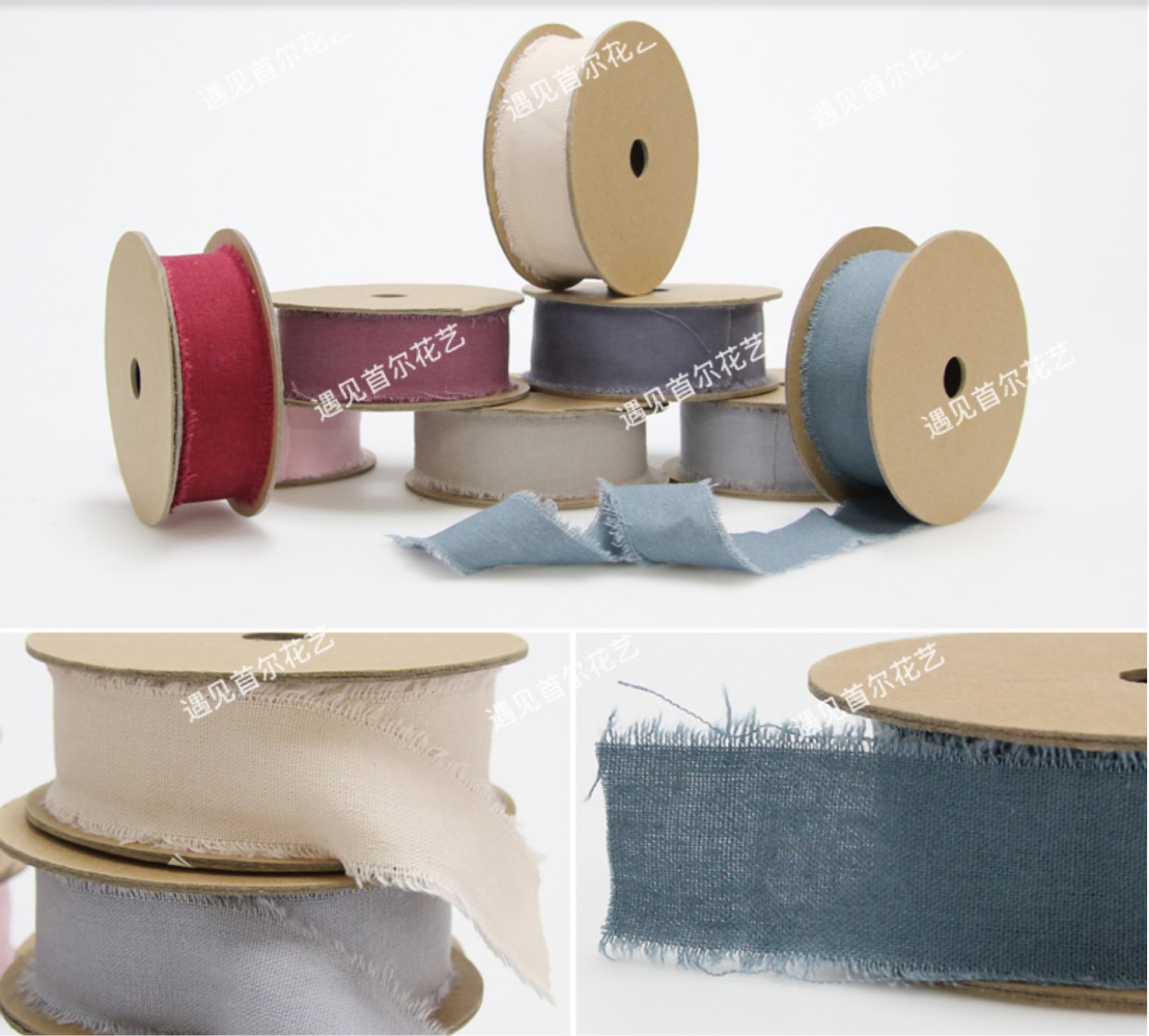 韩国进口棉布丝带花艺礼品