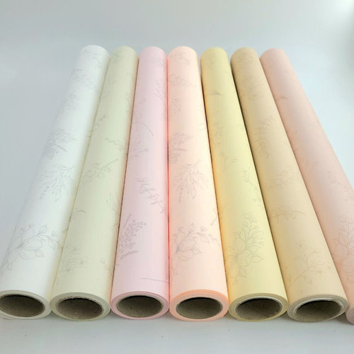 【新品】韩国进口fiore 80g厚度雾面纸 印花图案新款包装纸