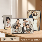 幼儿园毕业照洗照片做成相框拉米娜简约摆台亚光磨砂相片全家福