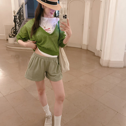 Partysu 韩国进口 官网直邮 夏 Sweetie  休闲的短裤