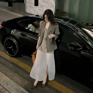 Chiffon Partysu 春季 官网直邮 雪纺吊带连衣裙 韩国进口