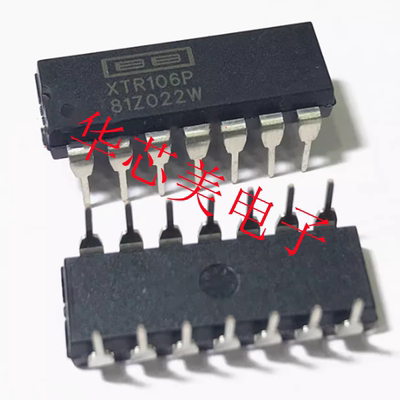 XTR106P PDIP14 电流发送器 感测器和探测器接口  全新原装