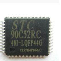 单片机 STC90C52RC-40I-LQFP44    STC90C52RC   QFP  全新原装