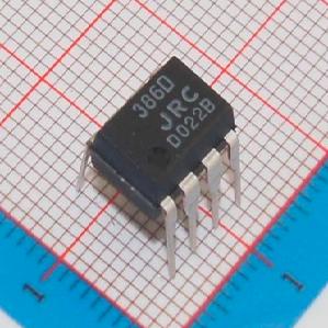 NJM386D  JRC386  386D  DIP-8 直插双列音频功率放大器 全新原装