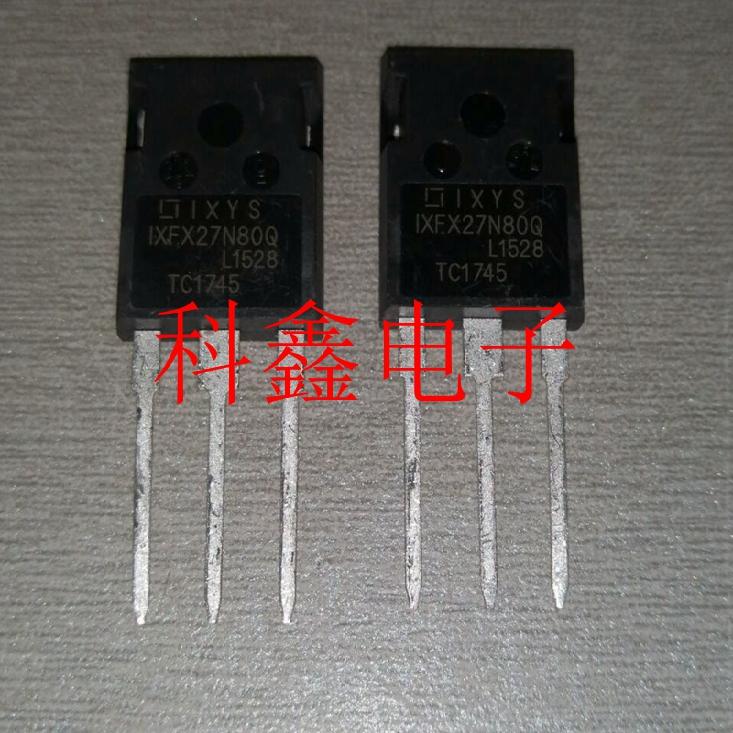 场效应管IXFX27N80Q   IXFX27N80  1XFX27N80   27A800V全新原装