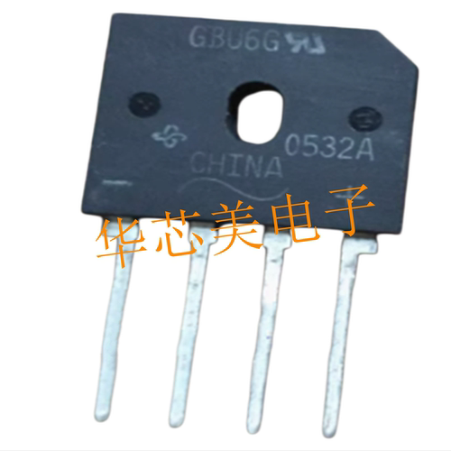 全新原装GBU6G  GBU6M  GBU6K  GBU6J  VIS整流桥堆 6A 扁桥