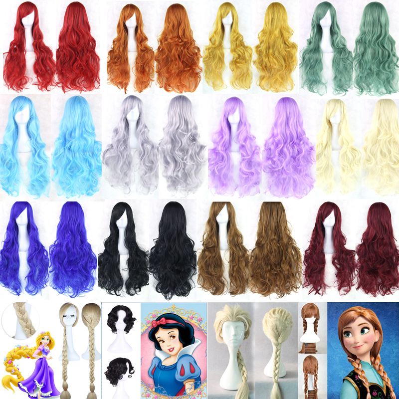 动漫cosplay假发长发睡美人