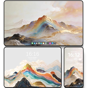 日照鎏金金山好运常来金山招财高清手机ipad平板壁纸4K超高清壁纸