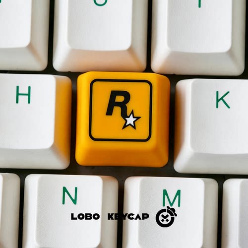 R星系列键帽个性键帽单个创意树脂机械键盘帽二创客制化ESC礼物