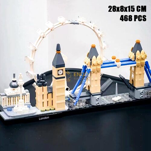 英国伦敦天际线拼装积木玩具