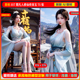 激萌原创75张 357期凡人修仙传宋玉6K手机壁纸美图cg素材