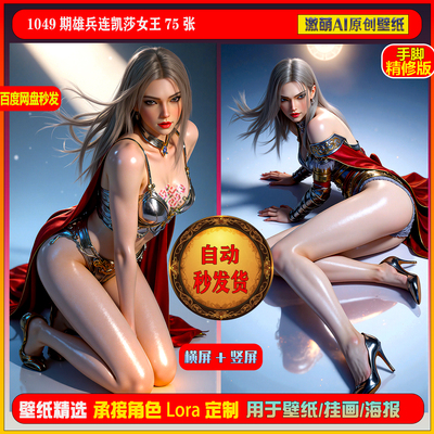 激萌原创75张 1049期雄兵连凯莎女王6K手机壁纸