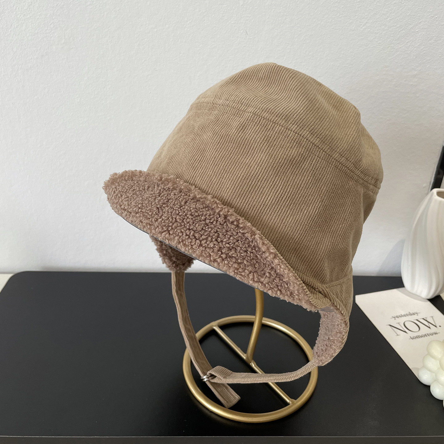 日系加绒灯芯绒雷锋帽子女秋冬简约休闲户外骑行保暖护耳套头帽男,服饰配件/皮带/帽子/围巾,帽子,淘宝优惠券,粉丝福利购,淘宝优惠卷