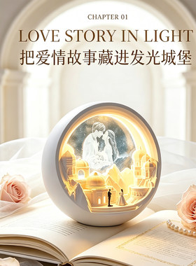 定制照片新婚香薰夜灯