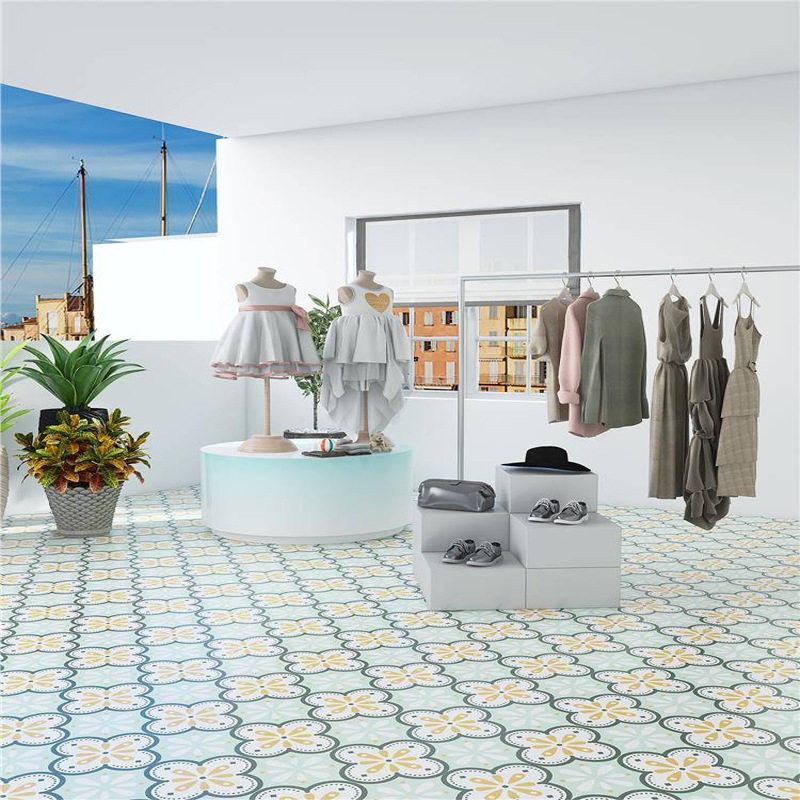 广东佛山600X600花砖卫生间厨房防滑瓷砖阳台全瓷拼花地板砖地砖