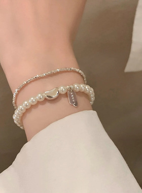 极细碎女生小众高级感叠戴精致手链